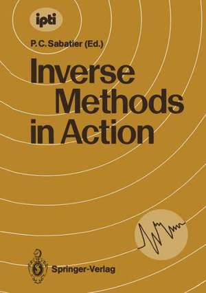 Inverse Methods in Action: Proceedings of the Multicentennials Meeting on Inverse Problems, Montpellier, November 27th – December 1st, 1989 de Pierre C. Sabatier