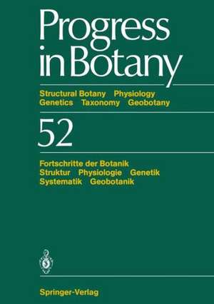 Progress in Botany: Structural Botany Physiology Genetics Taxonomy Geobotany/Fortschritte der Botanik Struktur Physiologie Genetik Systematik Geobotanik de Karl Esser