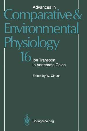 Ion Transport in Vertebrate Colon de W. Clauss