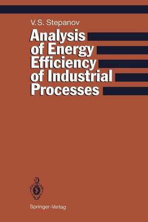 Analysis of Energy Efficiency of Industrial Processes de Vladimir S. Stepanov