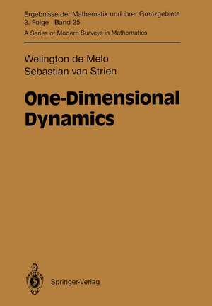 One-Dimensional Dynamics de Welington de Melo