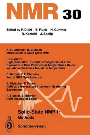 Solid-State NMR I Methods: Methods de B. Blümich