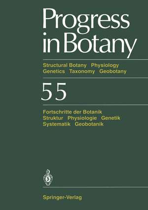 Progress in Botany: Structural Botany Physiology Genetics Taxonomy Geobotany/Fortschritte der Botanik Struktur Physiologie Genetik Systematik Geobotanik de Wolfram Beyschlag