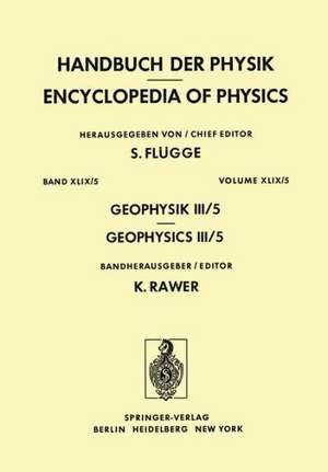 Geophysik III / Geophysics III: Teil V / Part V de Ja. L. Al'pert