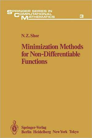 Minimization Methods for Non-Differentiable Functions de N.Z. Shor