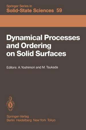 Dynamical Processes and Ordering on Solid Surfaces: Proceedings of the Seventh Taniguchi Symposium, Kashikojima, Japan, September 10–14, 1984 de A. Yoshimori