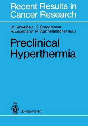 Preclinical Hyperthermia de Wolfgang Hinkelbein