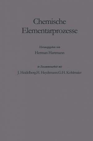 Chemische Elementarprozesse de J. Heidelberg