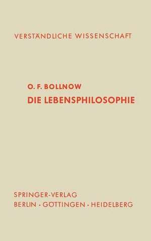 Die Lebensphilosophie de O.F. Bollnow