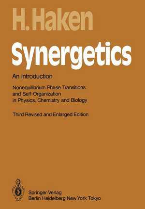 Synergetics: An Introduction de Hermann Haken