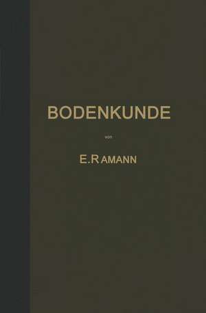 Bodenkunde de E. Ramann