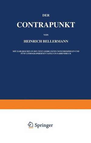 Der Contrapunkt de Heinrich Bellermann