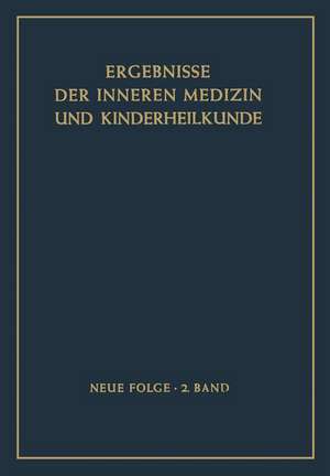 Ergebnisse der Inneren Medizin und Kinderheilkunde de H. Assmann