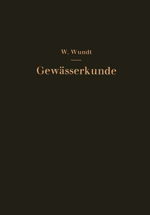 Gewässerkunde de Walter Wundt