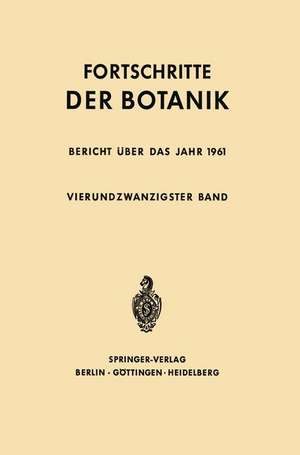Fortschritte der Botanik de Erwin Bünning
