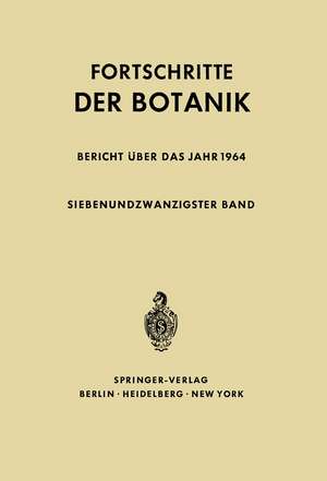 Fortschritte der Botanik de Erwin Bünning