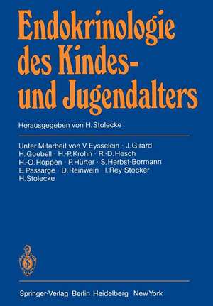 Endokrinologie des Kindes- und Jugendalters de V. Eysselein