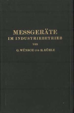 Messgeräte im Industriebetrieb de Guido Wünsch