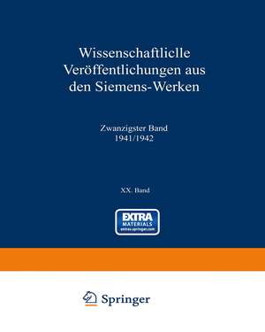 Wissenschaftliche Veröffentlichungen aus den Siemens-Werken de Hanns Benkert