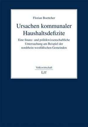 Ursachen kommunaler Haushaltsdefizite de Florian Boettcher