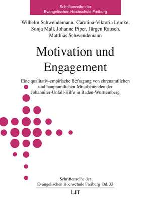 Motivation und Engagement de Wilhelm Schwendemann