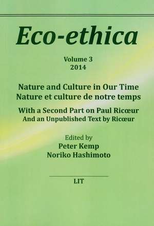 Nature and Culture in Our Time: With a Second Part on Paul Ricoeur and an Unpublished Text by Ricoeur de Peter Kemp