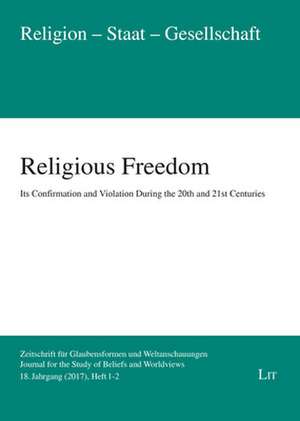 Religious Freedom de Gerhard Besier