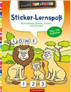 Sticker-Lernspaß (Wilde Tiere) de Charlotte Wagner