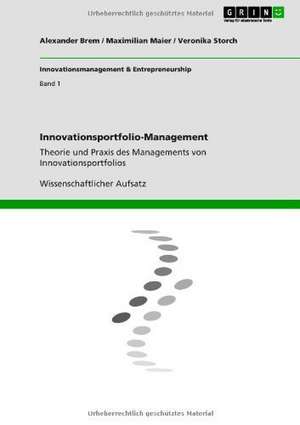 Innovationsportfolio-Management de Alexander Brem