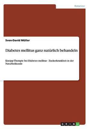 Diabetes mellitus ganz natürlich behandeln de Sven-David Müller