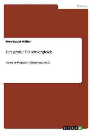 Der große Diätenvergleich de Sven-David Müller