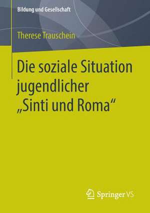 Die soziale Situation jugendlicher „Sinti und Roma“ de Therese Trauschein