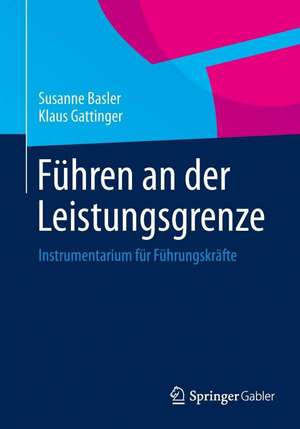 Führen an der Leistungsgrenze: Instrumentarium für Führungskräfte de Susanne Basler