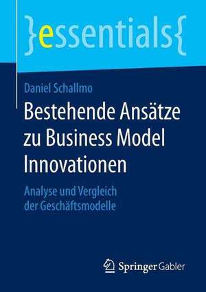 Bestehende Ansätze zu Business Model Innovationen: Analyse und Vergleich der Geschäftsmodelle de Daniel Schallmo