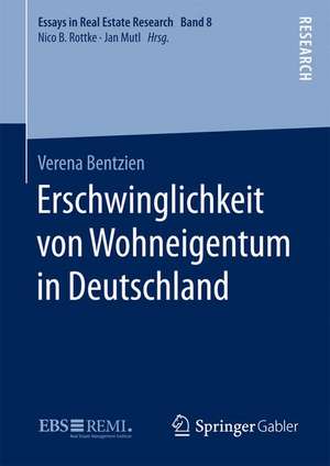 Erschwinglichkeit von Wohneigentum in Deutschland de Verena Bentzien