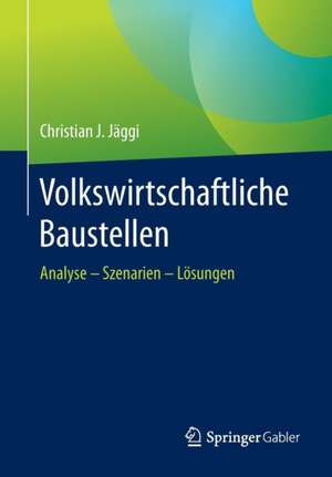 Volkswirtschaftliche Baustellen: Analyse - Szenarien - Lösungen de Christian J. Jäggi