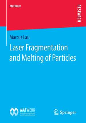 Laser Fragmentation and Melting of Particles de Marcus Lau