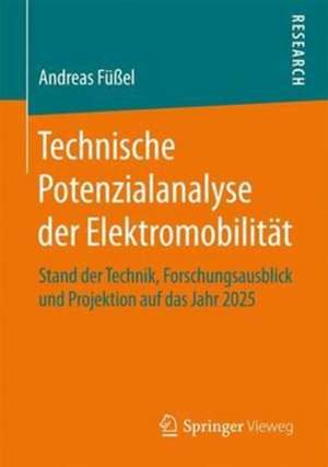 Technische Potenzialanalyse der Elektromobilität: Stand der Technik, Forschungsausblick und Projektion auf das Jahr 2025 de Andreas Füßel