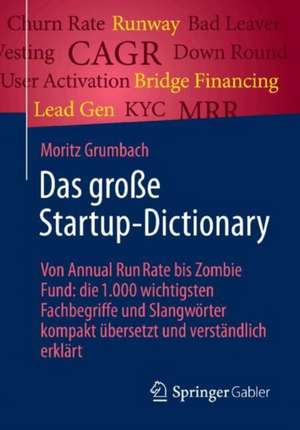 Das große Startup-Dictionary de Moritz Grumbach