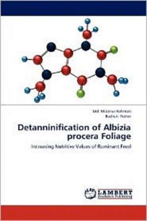 Detanninification of Albizia procera Foliage de Md Mizanur Rahman