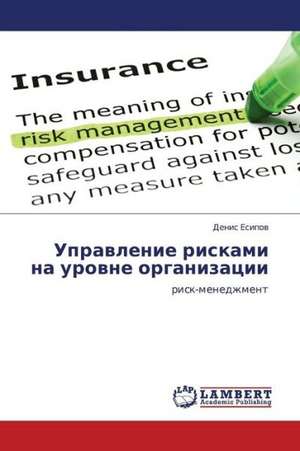 Upravlenie riskami na urovne organizatsii de Esipov Denis