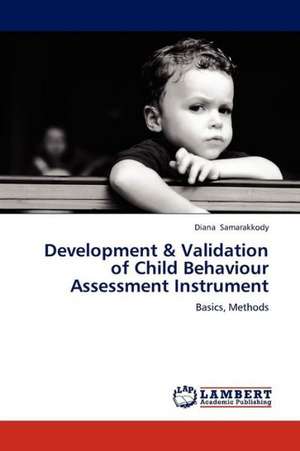 Development & Validation of Child Behaviour Assessment Instrument de Samarakkody Diana