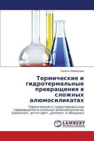 Termicheskie i gidrotermal'nye prevrashcheniya v slozhnykh alyumosilikatakh de Mamedova Gyunel'