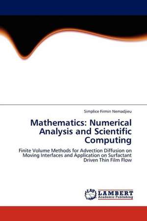 Mathematics: Numerical Analysis and Scientific Computing de Nemadjieu Simplice Firmin