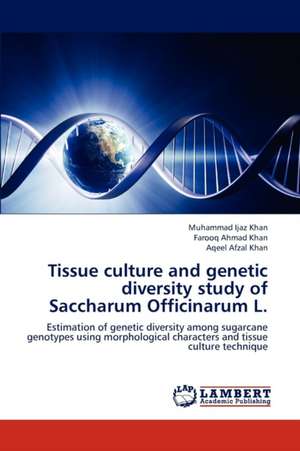 Tissue culture and genetic diversity study of Saccharum Officinarum L. de Ijaz Khan Muhammad