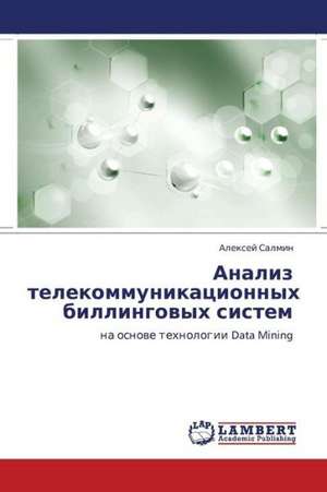 Analiz telekommunikatsionnykh billingovykh sistem de Salmin Aleksey