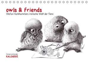 owls & friends Immerwährender Kalender (Tischkalender immerwährend DIN A5 quer) de Stefan Kahlhammer