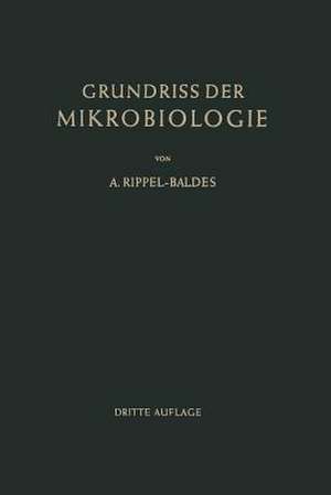 Grundriss der Mikrobiologie de August Rippel-Baldes