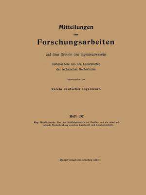 Modellversuche über den Schiffahrtsbetrieb auf Kanälen und die dabei auftretende Wechselwirkung zwischen Kanalschiff und Kanalquerschnitt de Hans Krey