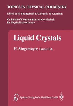 Liquid Crystals de Horst Stegemeyer